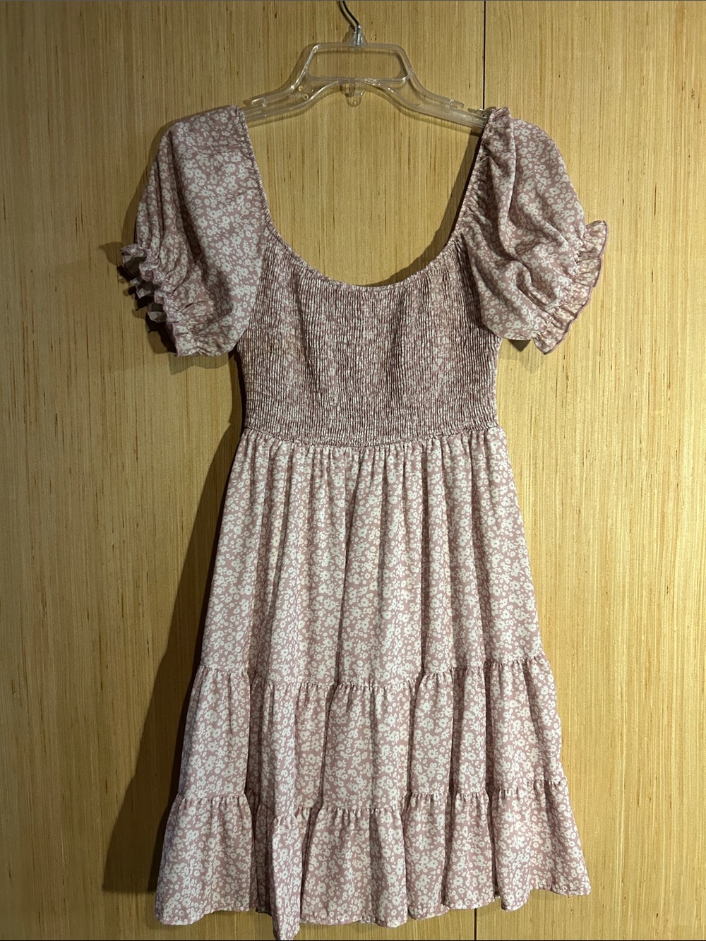 Altar'd State Pink Floral Midi Dress